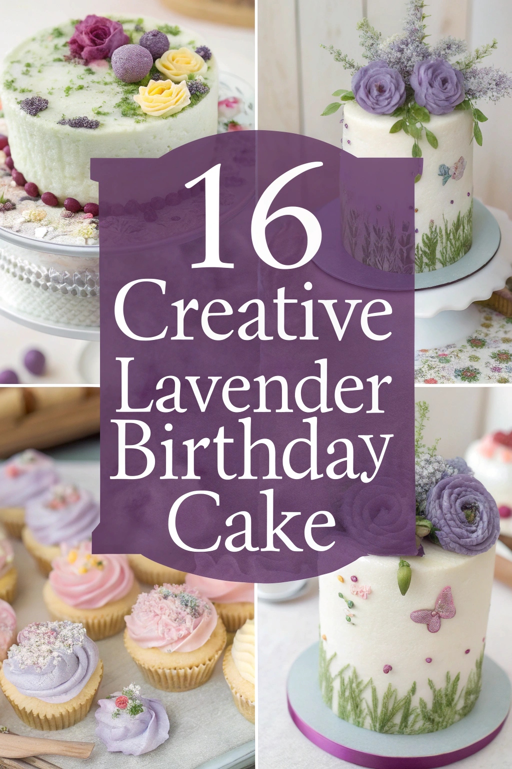 16 Creative Lavender Birthday Cake