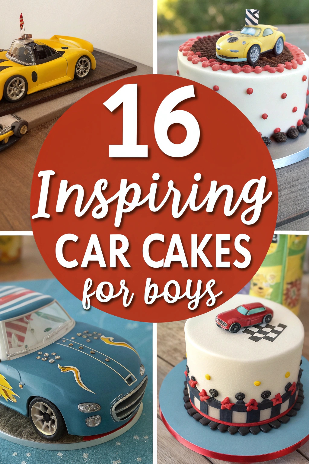 16 Inspiring Car Cakes for Boys