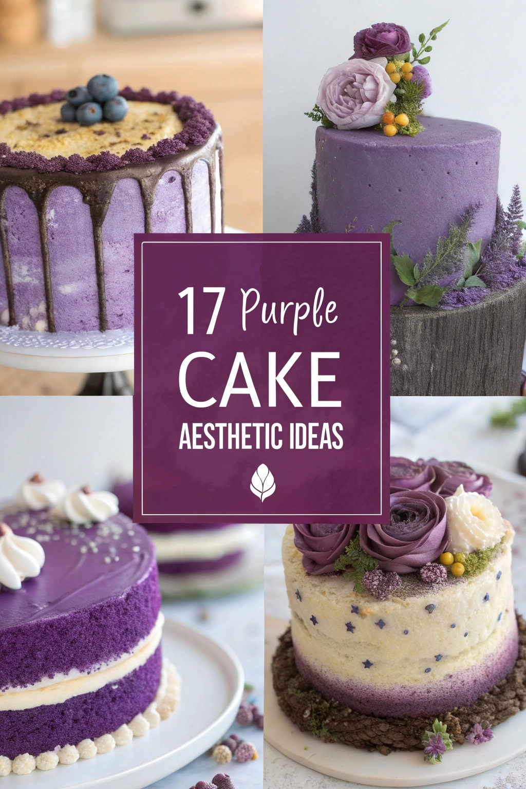 17 Purple Cake Aesthetic Ideas