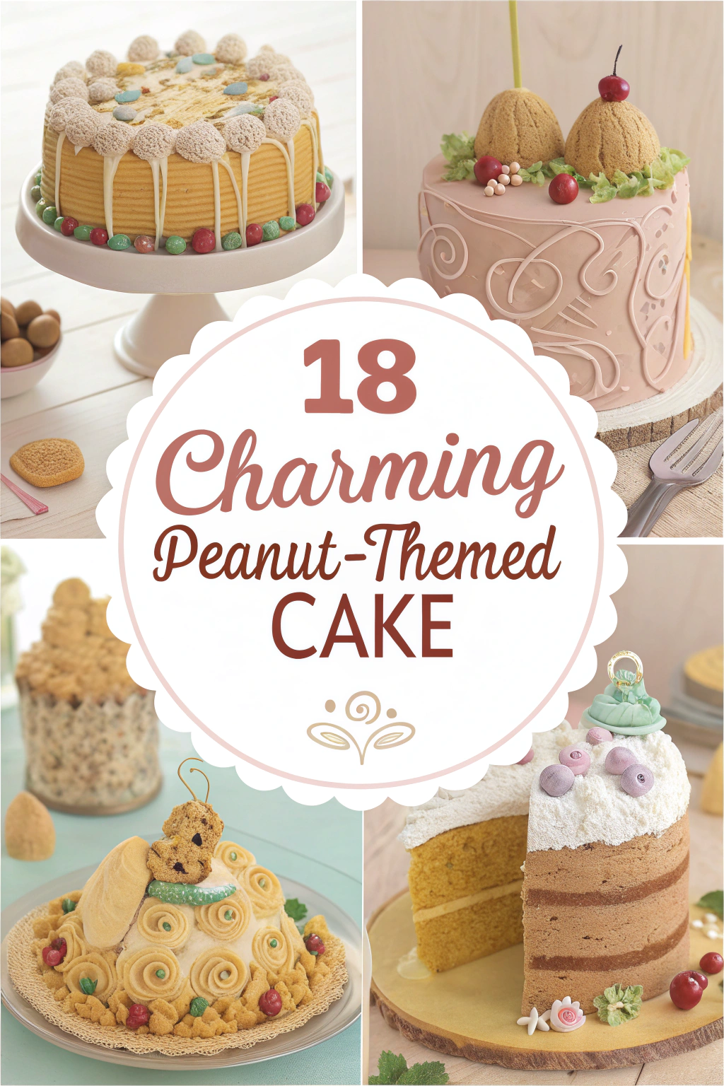 18 Charming Peanut-Themed Cake