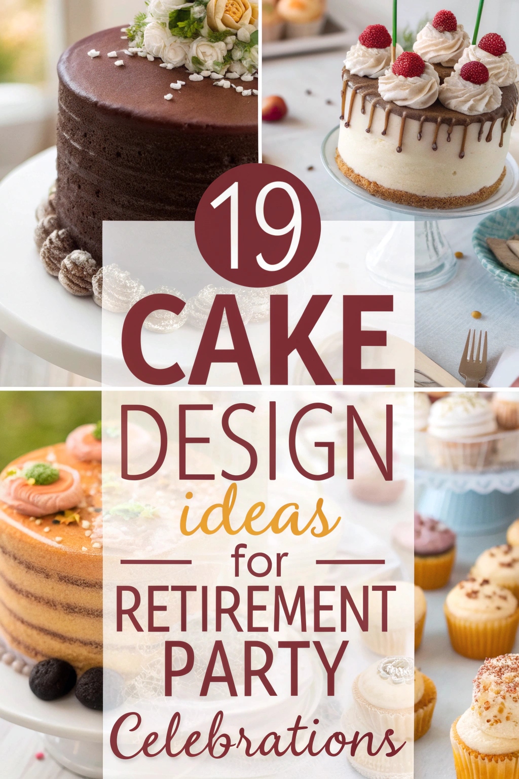 19 Cake Design Ideas for Retirement Party Celebrations