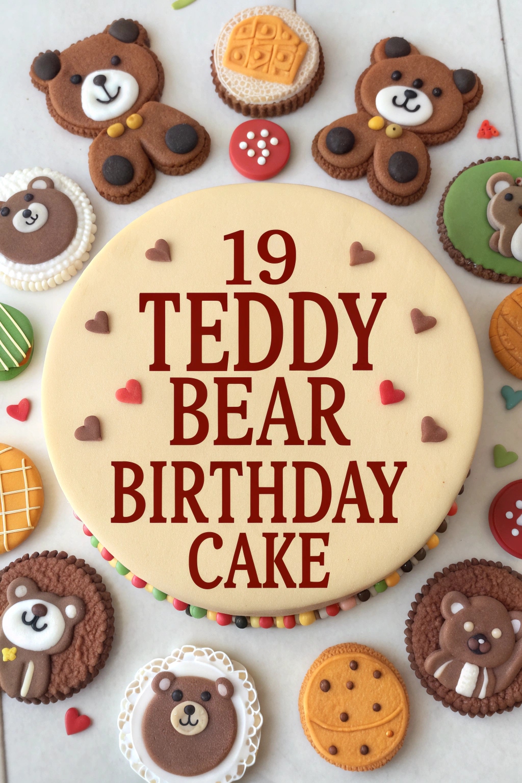 19 Teddy Bear Birthday Cake