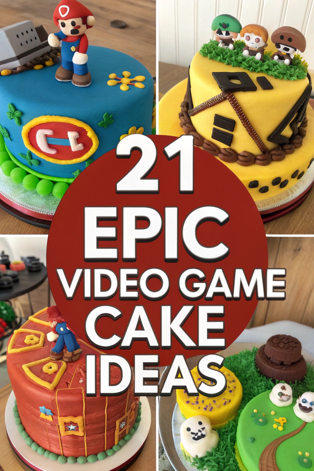 21 Epic Video Game Cake Ideas