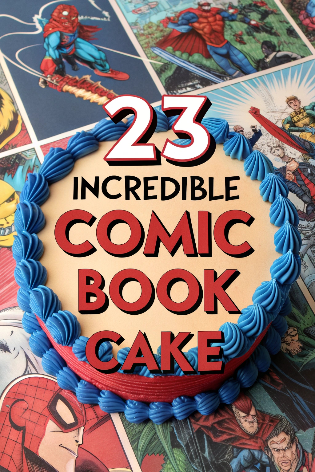 23 Incredible Comic Book Cake