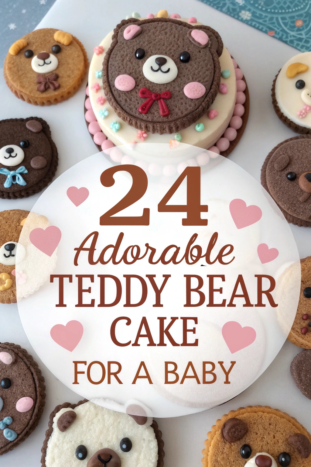 24 Adorable Teddy Bear Cake Ideas Perfect for a Baby