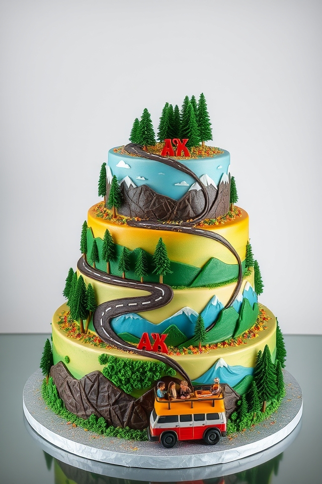 adventure on a cake