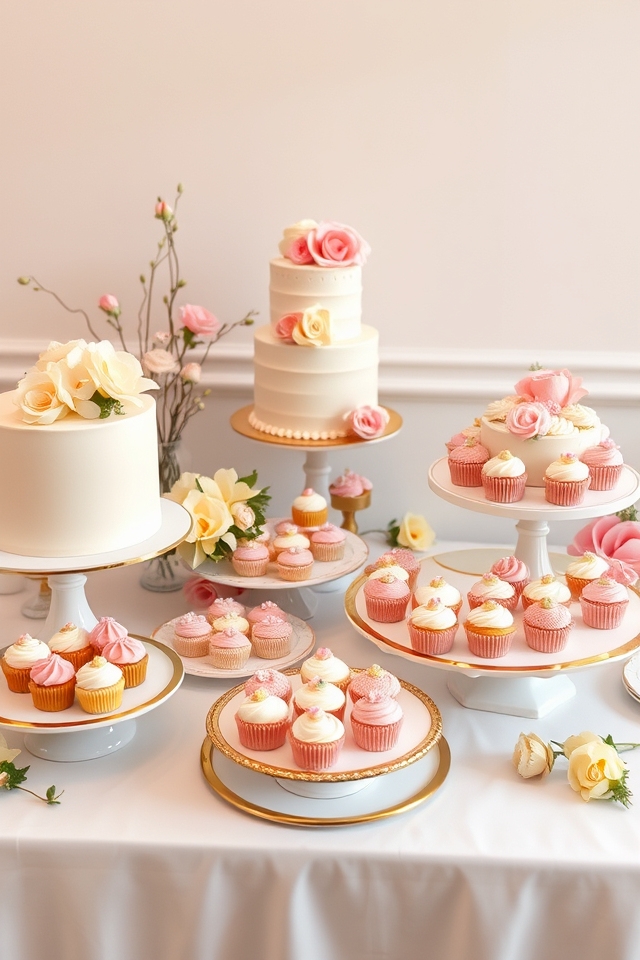 assorted sweets wedding display