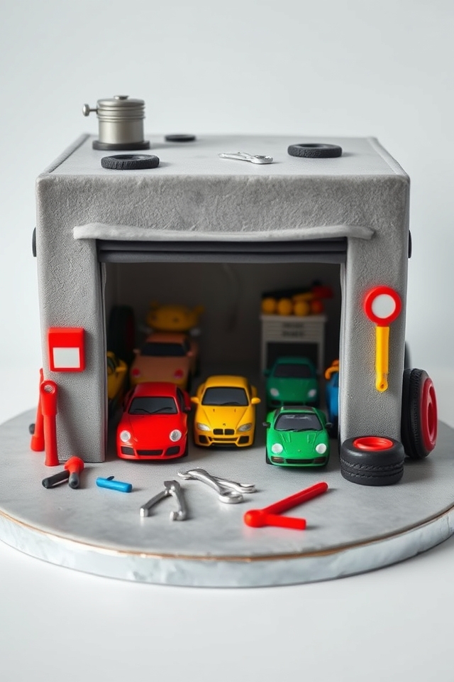 automotive themed cake masterpiece