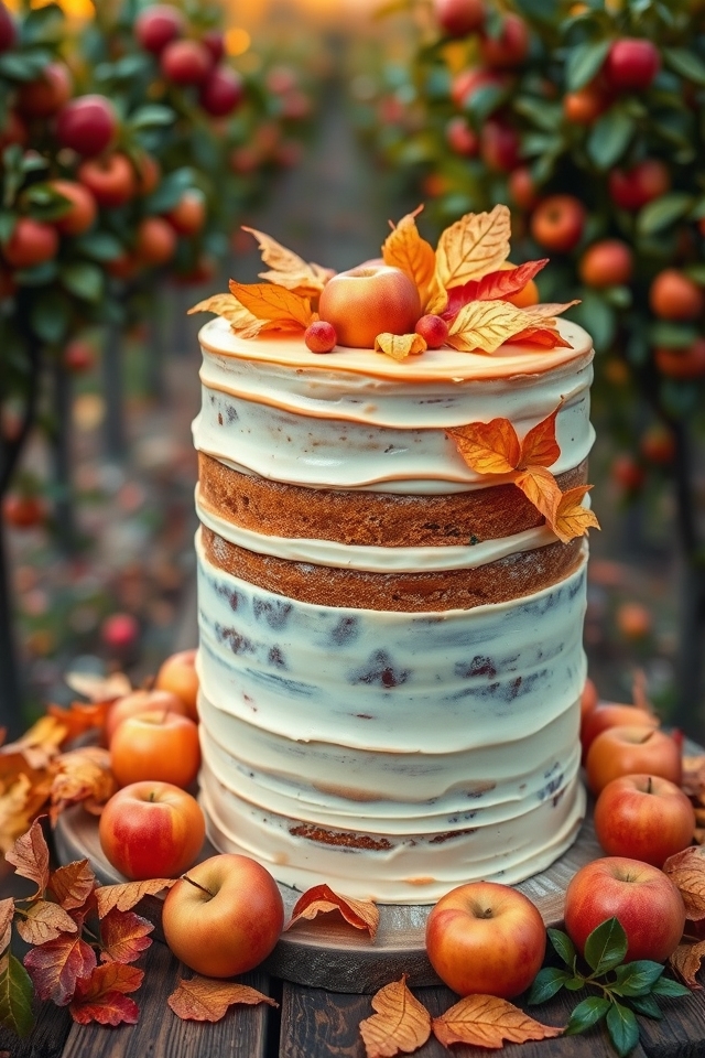 autumn inspired apple cake