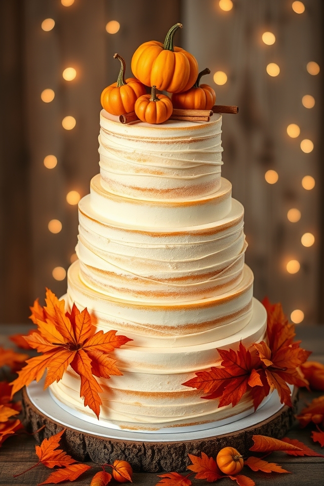 autumn inspired fusion cake