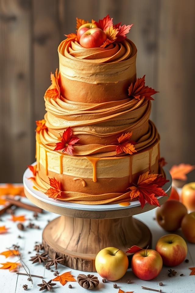 autumn spiced apple cake