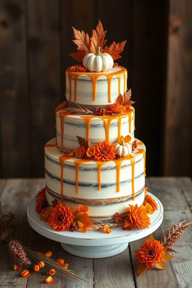 autumnal pumpkin spice cake