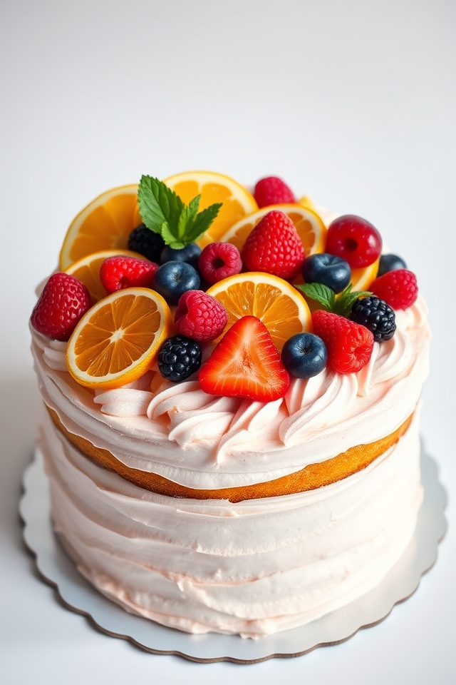 boozy fruit cake topping