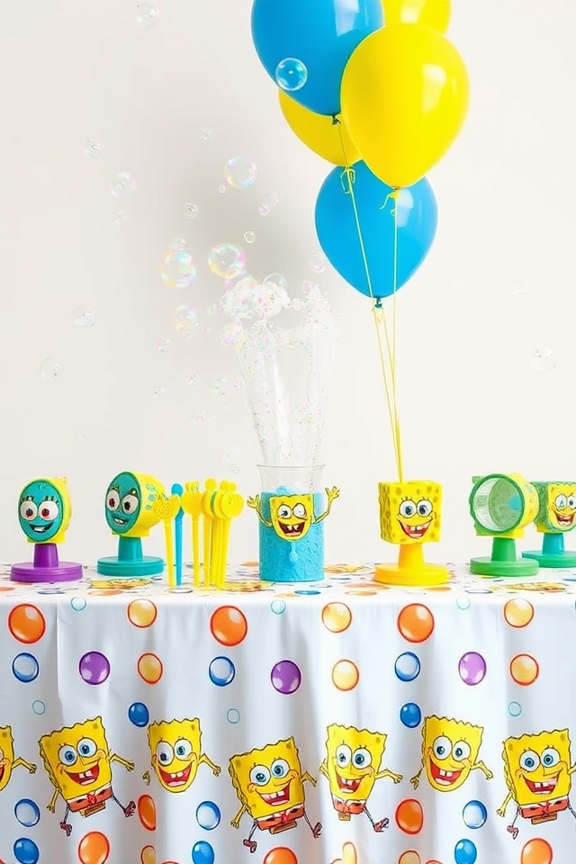 bubble blowing fun station