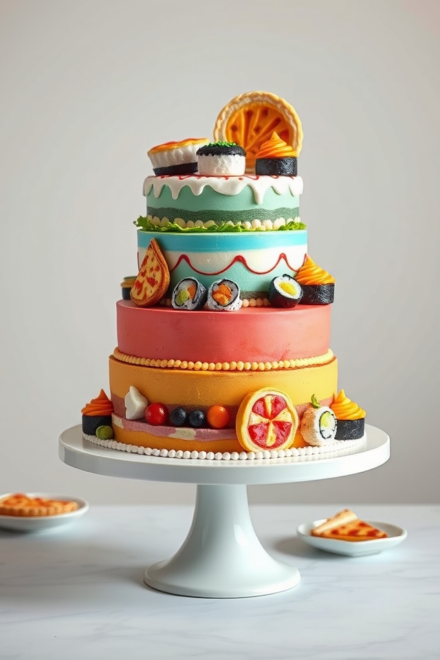 celebratory culinary tribute cake