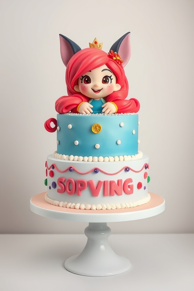 character themed celebration cakes