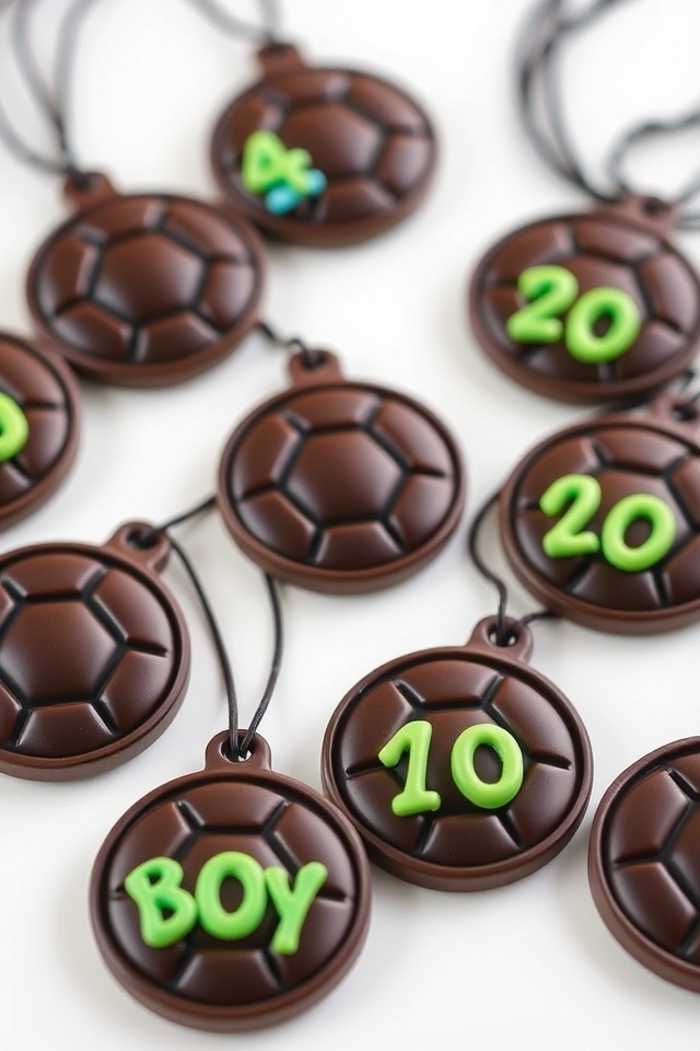 chocolate soccer ball treats