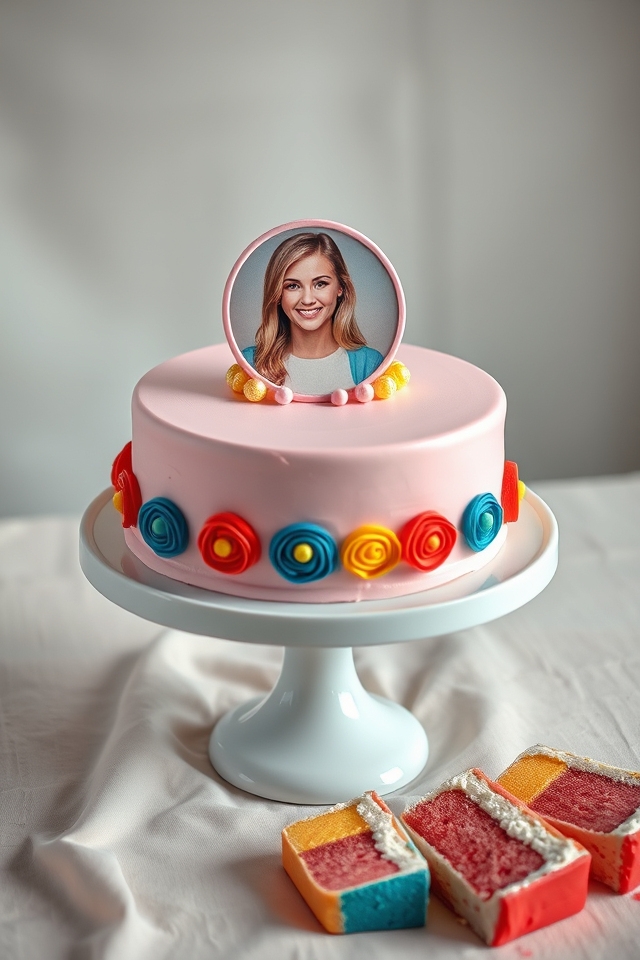 class photo celebration cake