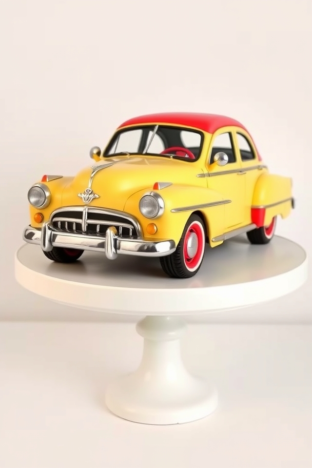 classic automotive dessert design