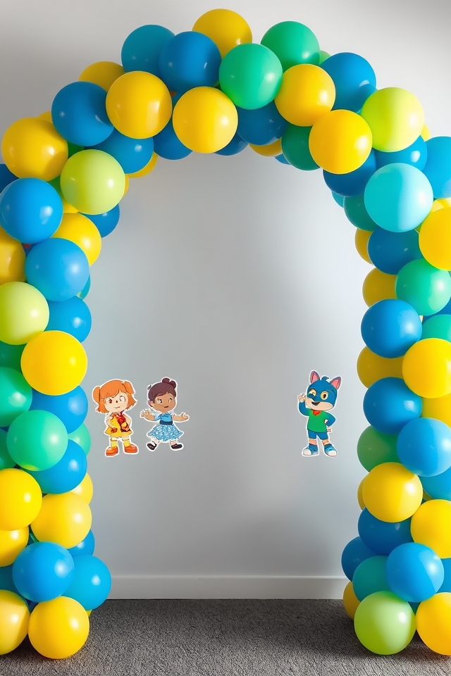 cocomelon balloon arch decoration