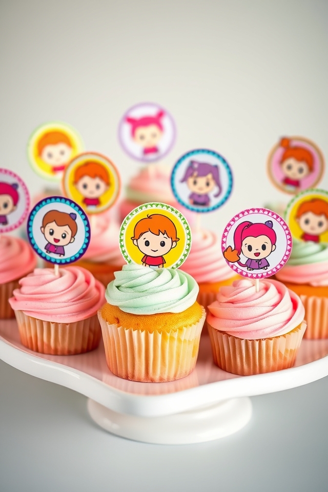 cocomelon themed cupcake decorations