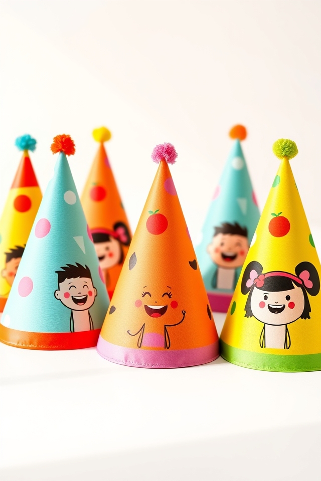 cocomelon themed party hats