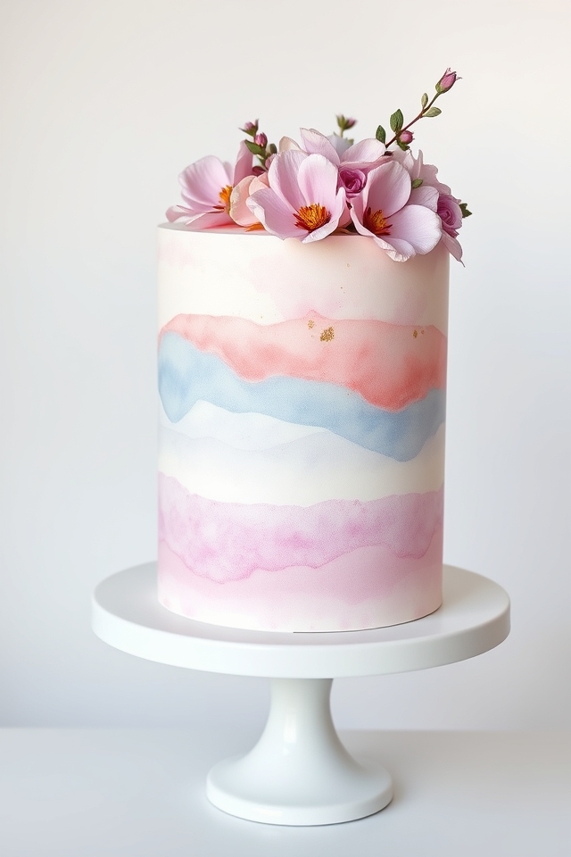 colorful elegant cake artistry