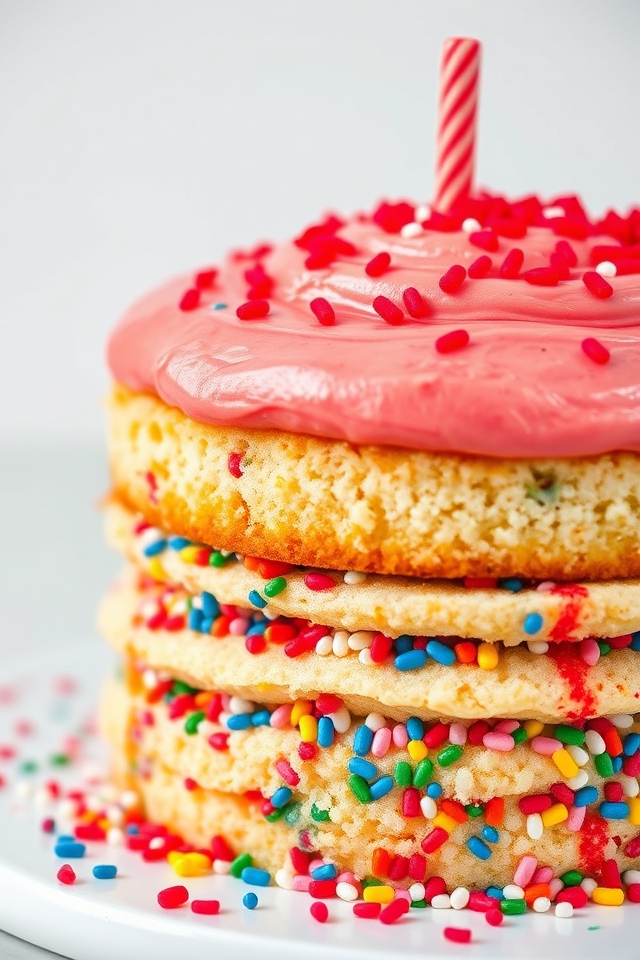 colorful festive cake delight