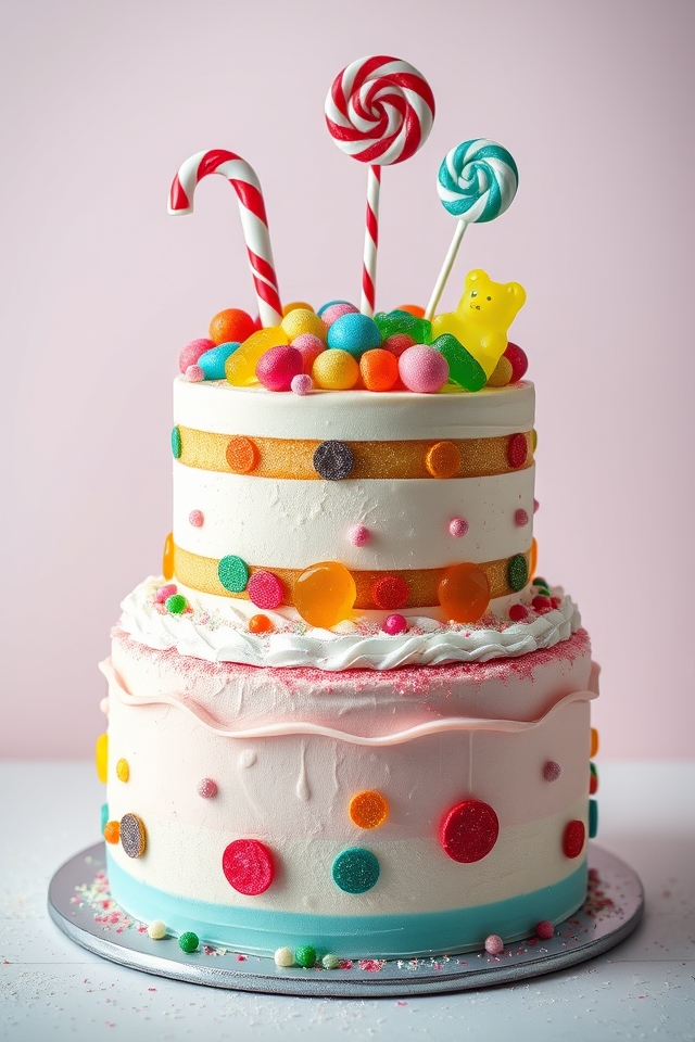 colorful sweets cake delight