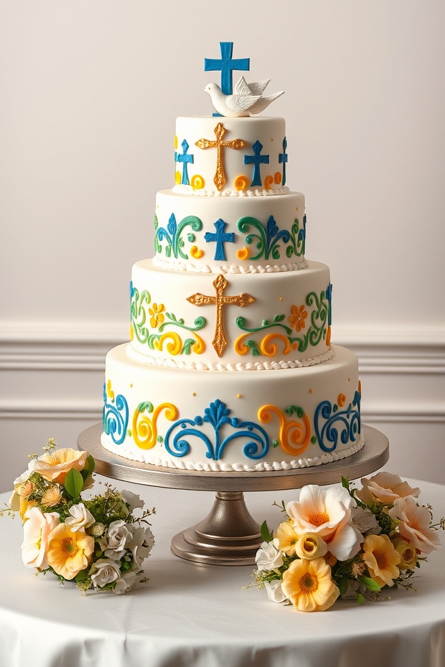 community unity celebration cake