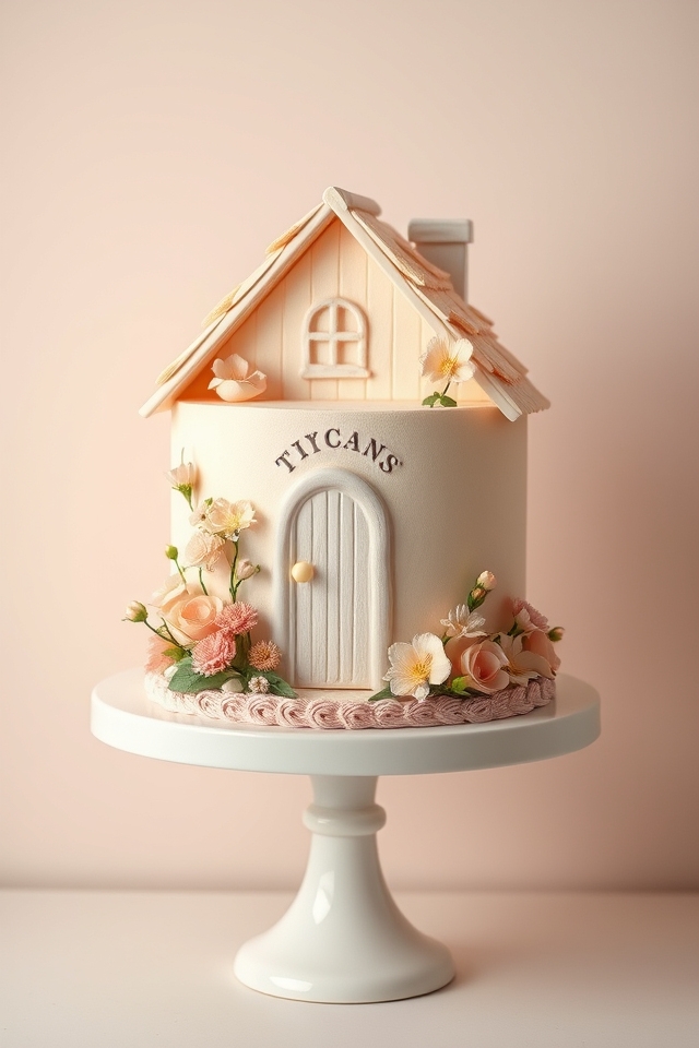 cozy home celebration cake