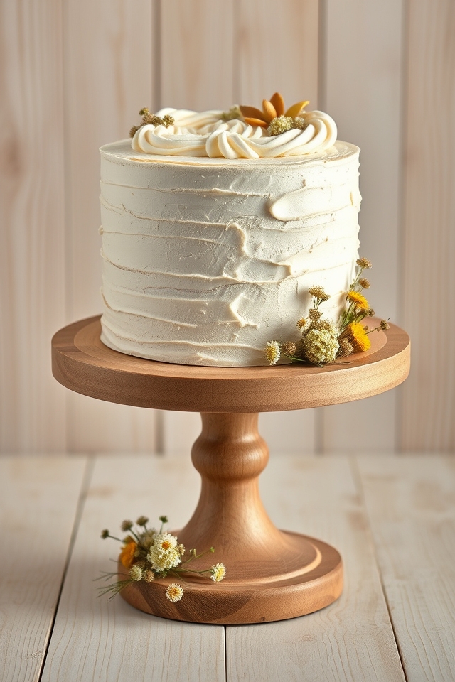 cozy rustic farmhouse cakes