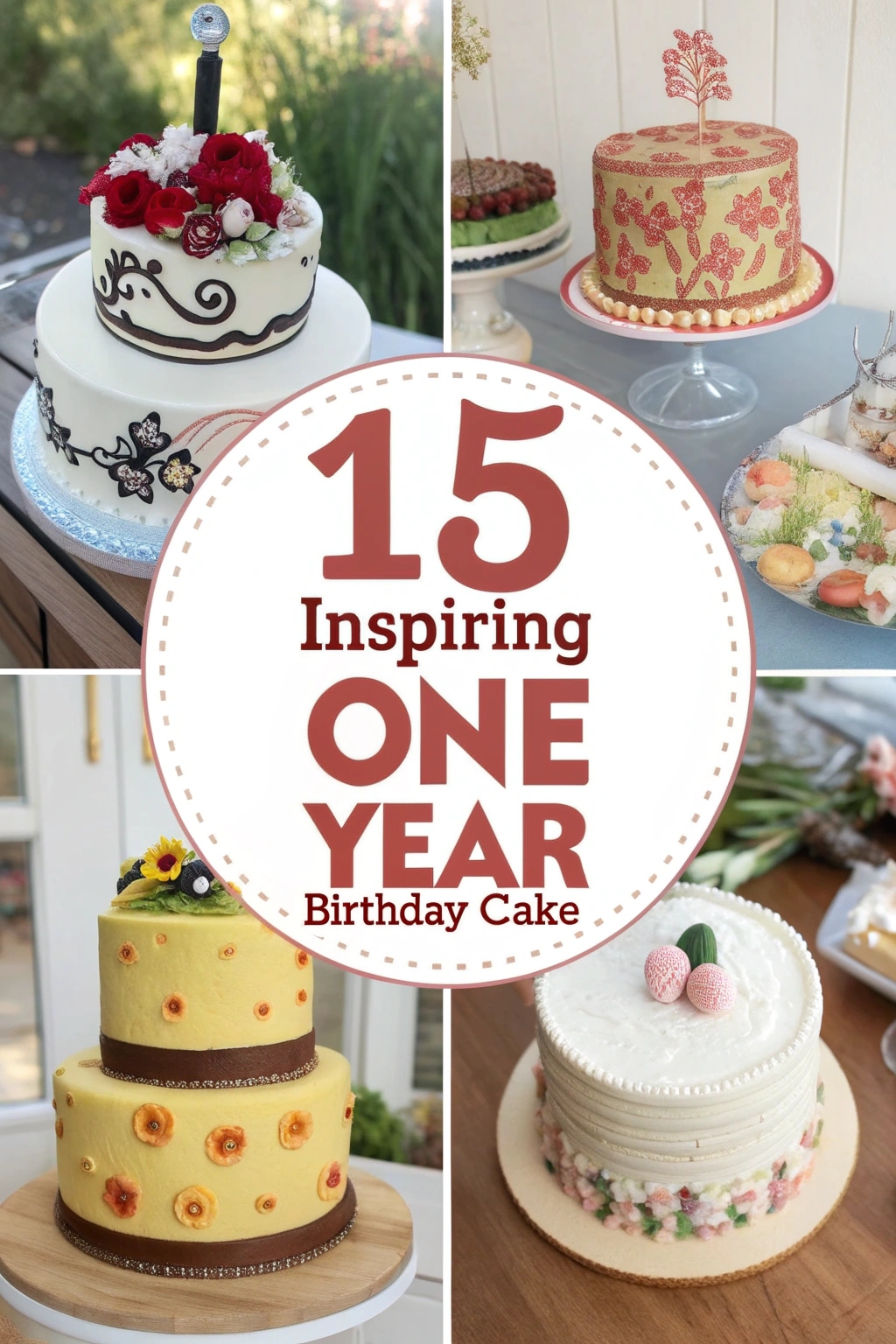 15 Inspiring One Year Birthday Cake