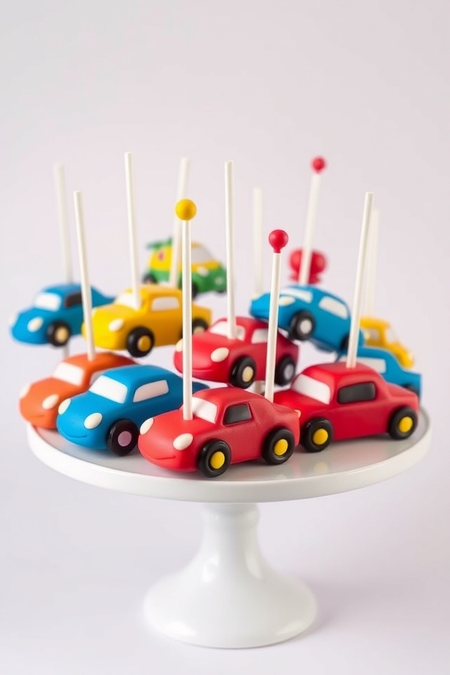 creative vehicle themed treats