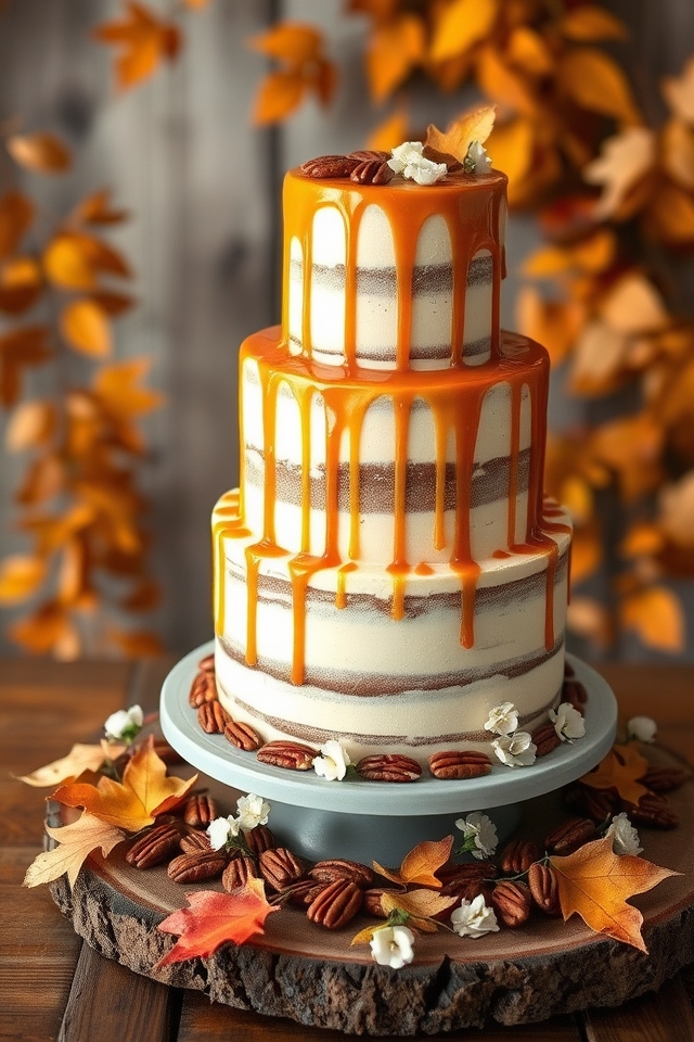 decadent autumn celebration cake