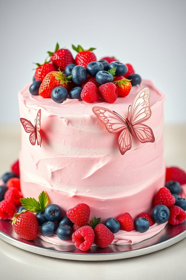 decorate with fresh fruit