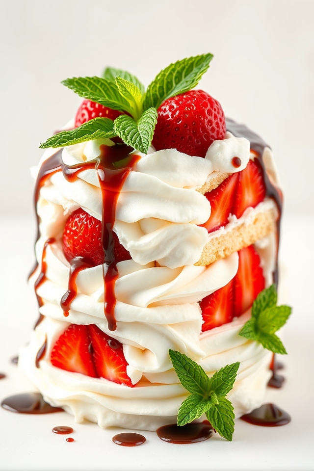 dreamy chiffon strawberry cake