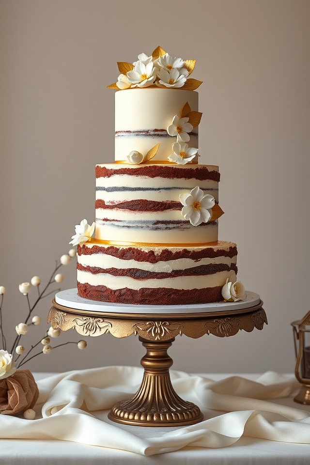 elegant celebration tribute cake