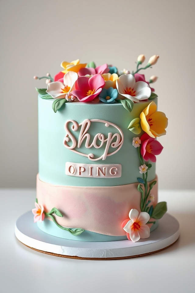 elegant edible brand sculptures