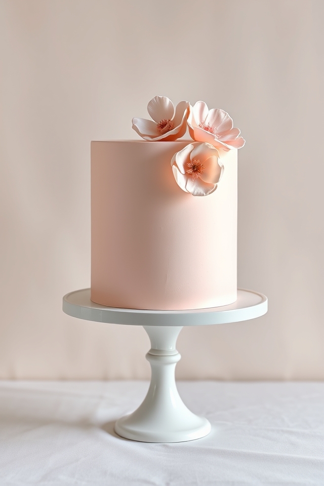 elegant floral cake design