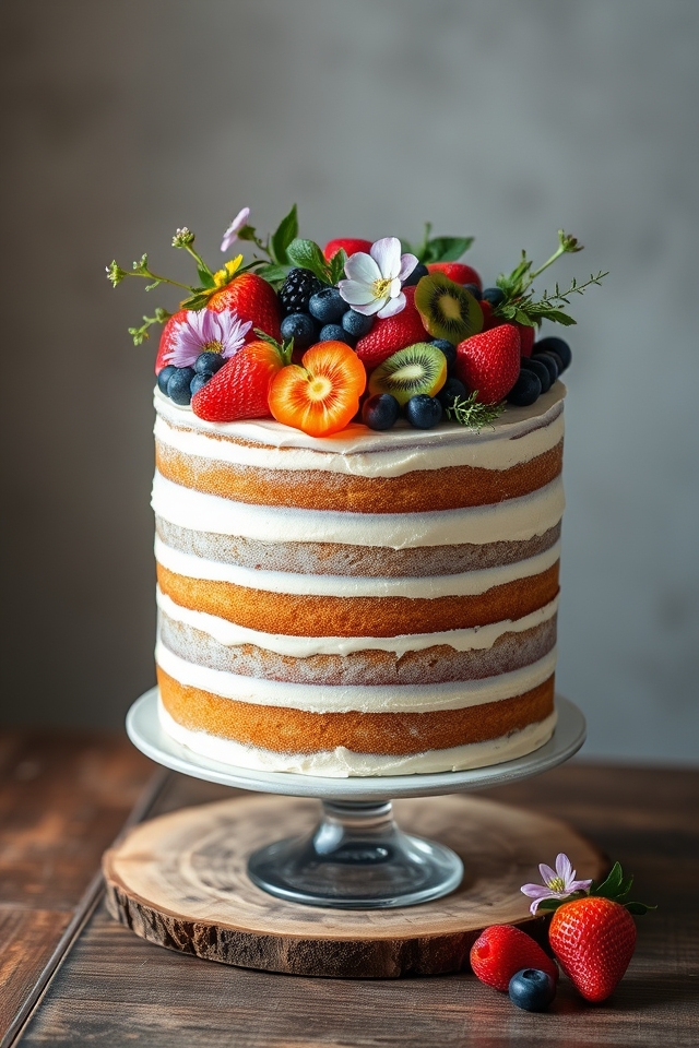 elegant fresh ingredient showcase