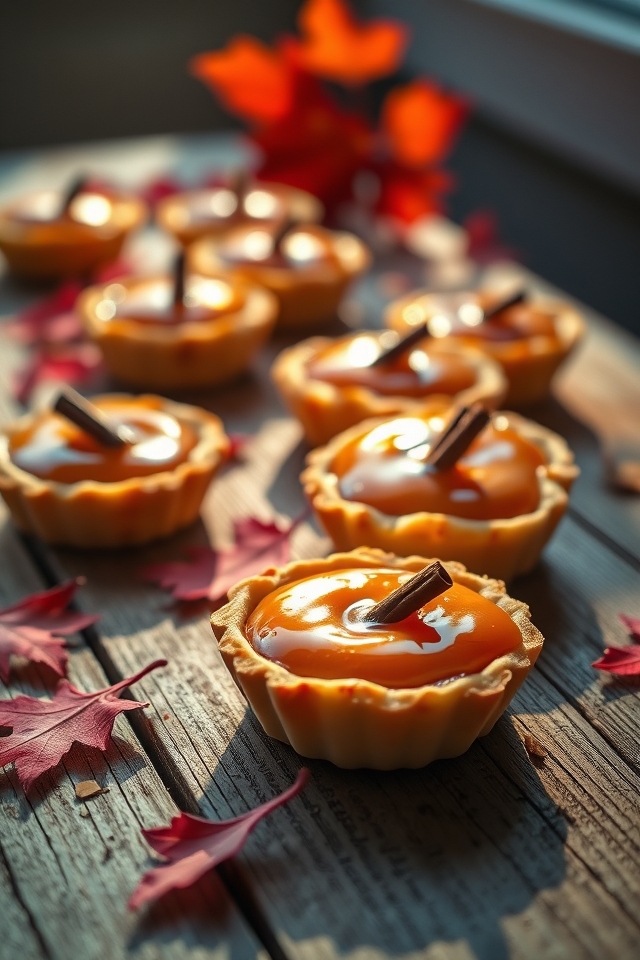 elegant mini apple tarts