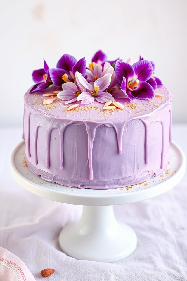 elegant nutty dessert centerpiece