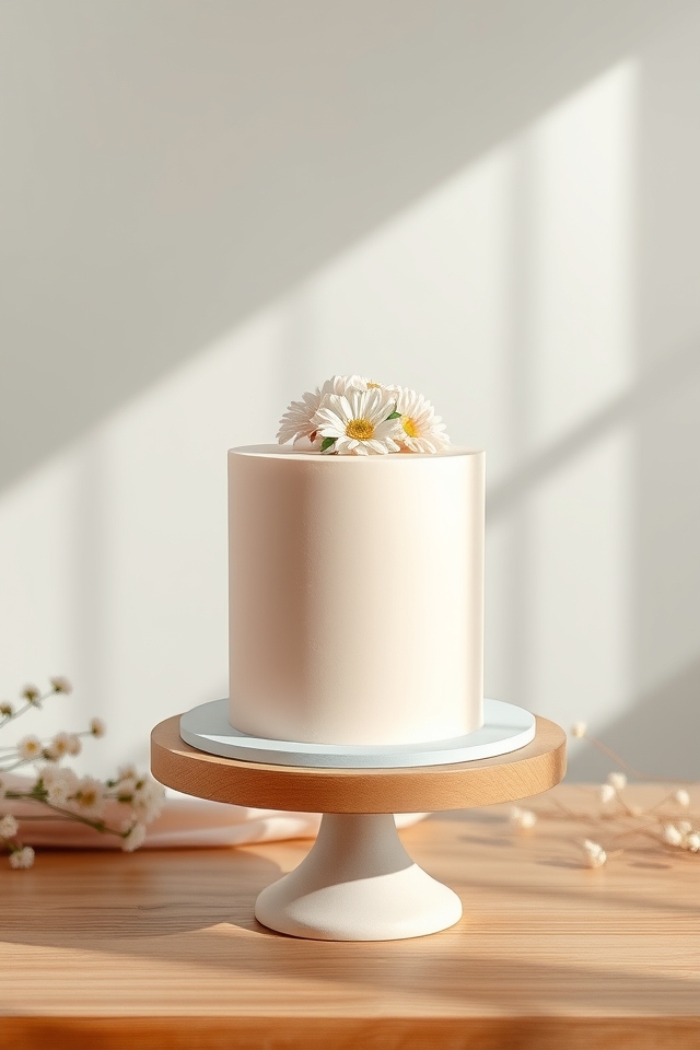 elegant simple delightful centerpiece