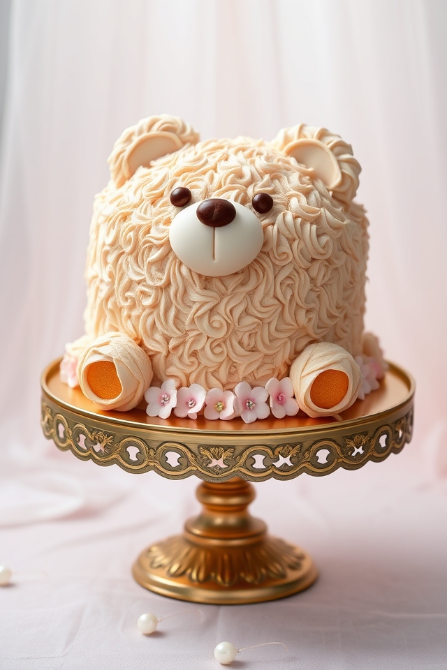 elegant whimsical teddy bear