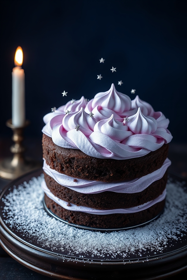 enchanting dark chocolate cake