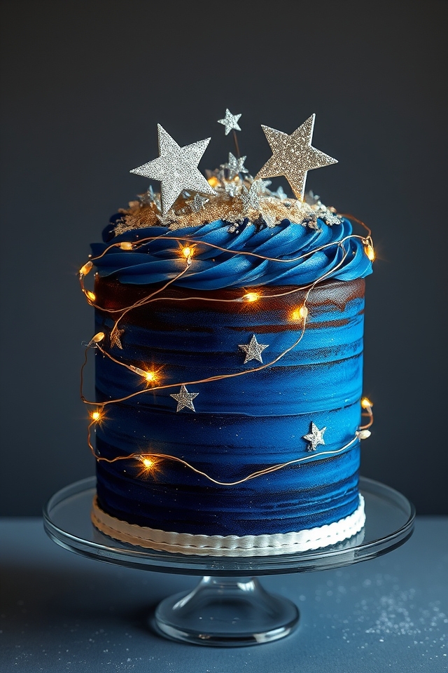 enchanting starlit cake design