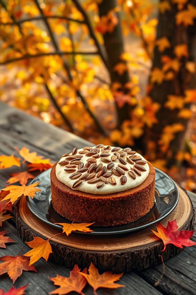 flourless pumpkin seed cake