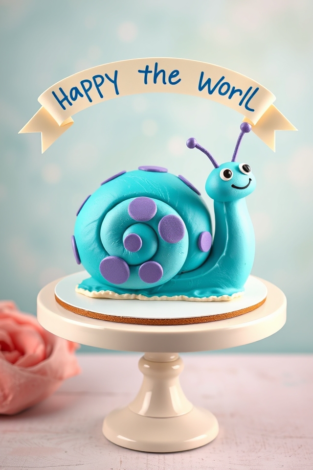 gary the snail cake