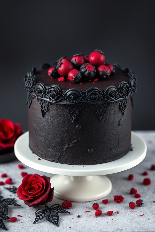 gothic dark velvet elegance